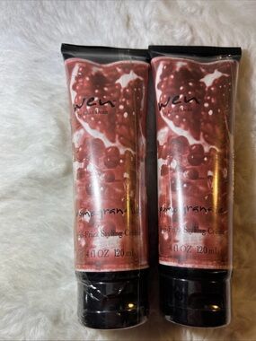 Wen by Chaz Dean Pomegranate Anti-Frizz Styling Creme - 4oz lot of 2 made in USA